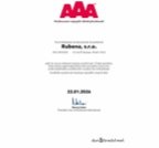 Компания Rubena получила сертификат высшего уровня кредитоспособности AAA от Dun & Bradstreet